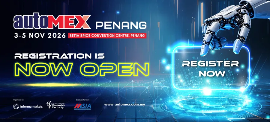 AUTOMEX Penang 2026 · 3–5 Nov 2026 · Setia SPICE Convention Centre, Penang · Registration is now open